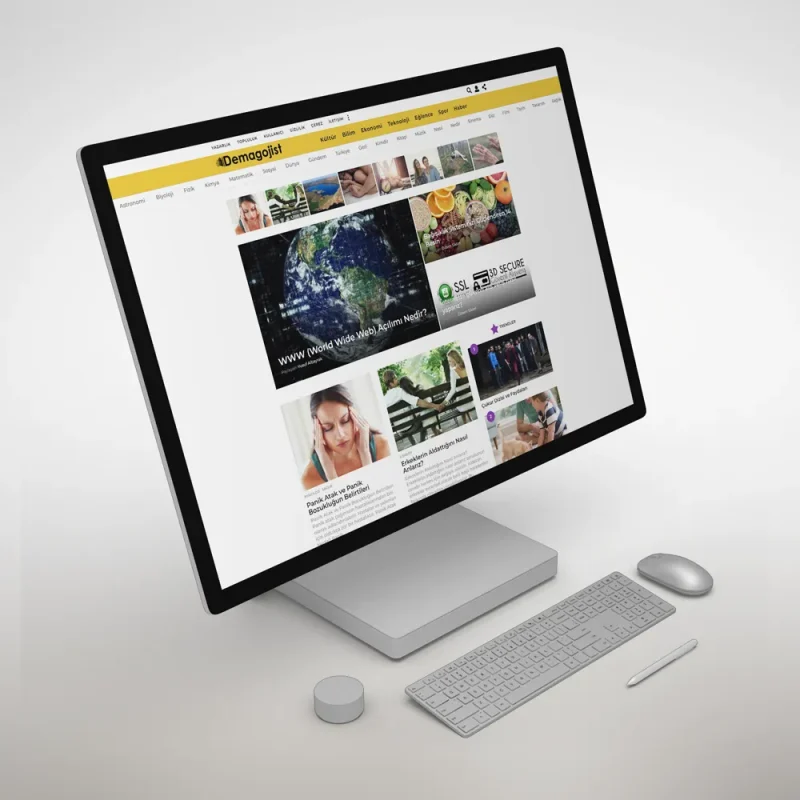 Demagojist Haber Sitesi Tasarımı Üye Paneli Anasayfası