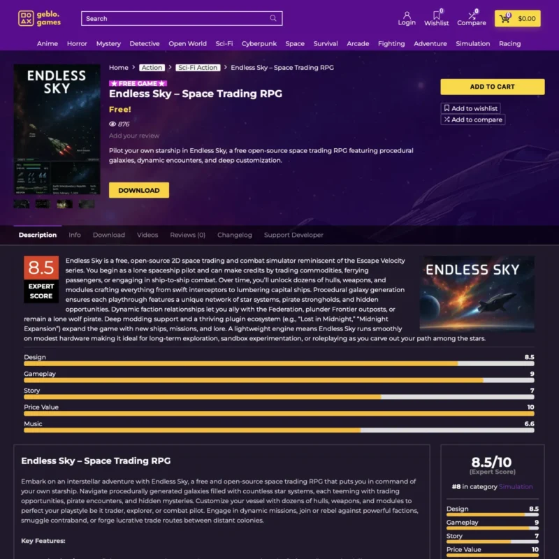 Geblo Games Oyun Platformu Sitesi Ürün Sayfası Tasarımı Geblo Games Oyun Platformu Sitesi Ürün Sayfası