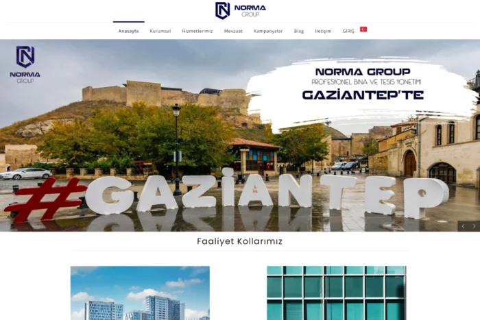 Norma Group Kurumsal Web Sitesi Tasarımı