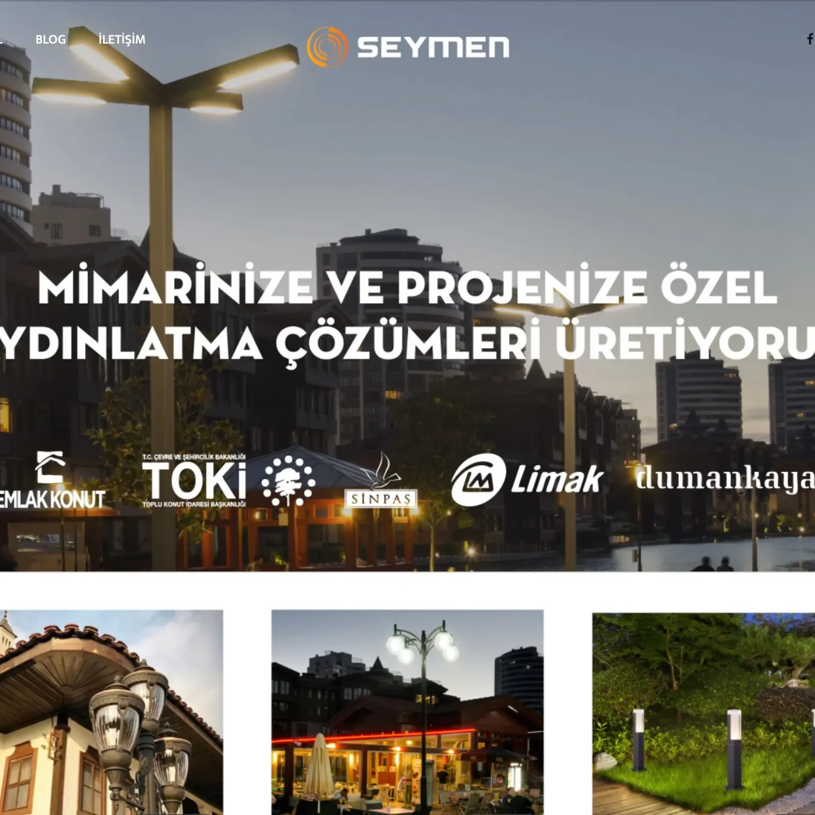 Seymen Aydınlatma Katalog Sitesi Tasarımı