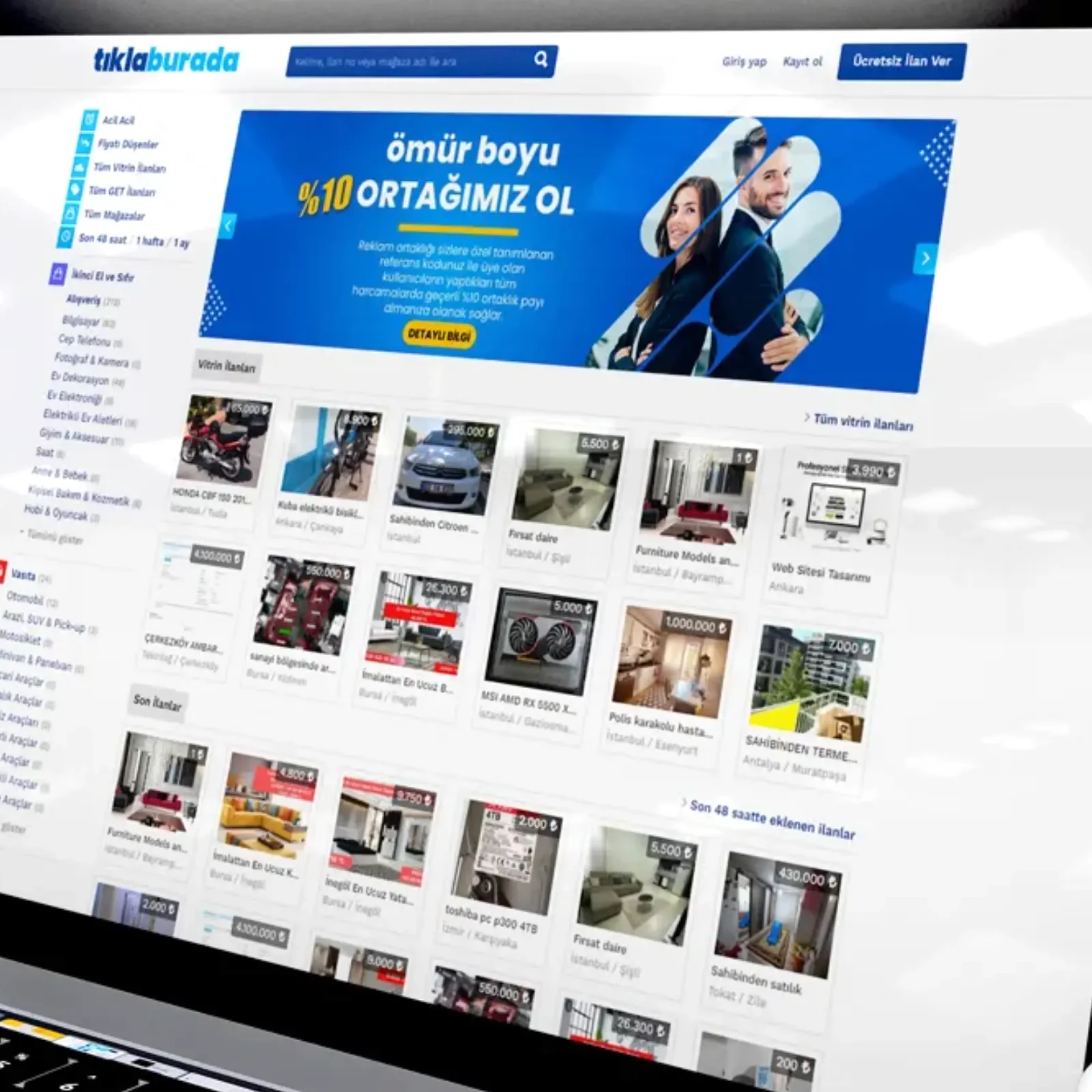 Tıklaburada İlan Sitesi